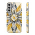 Sunshine Bloom Mosaic - Impact Resistant Phone Case Samsung Galaxy S22 Plus Glossy